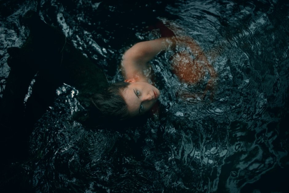 A guy with a girl in a bath