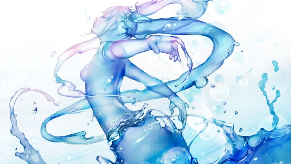 Girl in the water