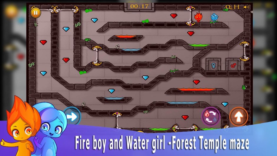 Fireboy and Watergirl 1 "Fire and Water: Forest Temple"