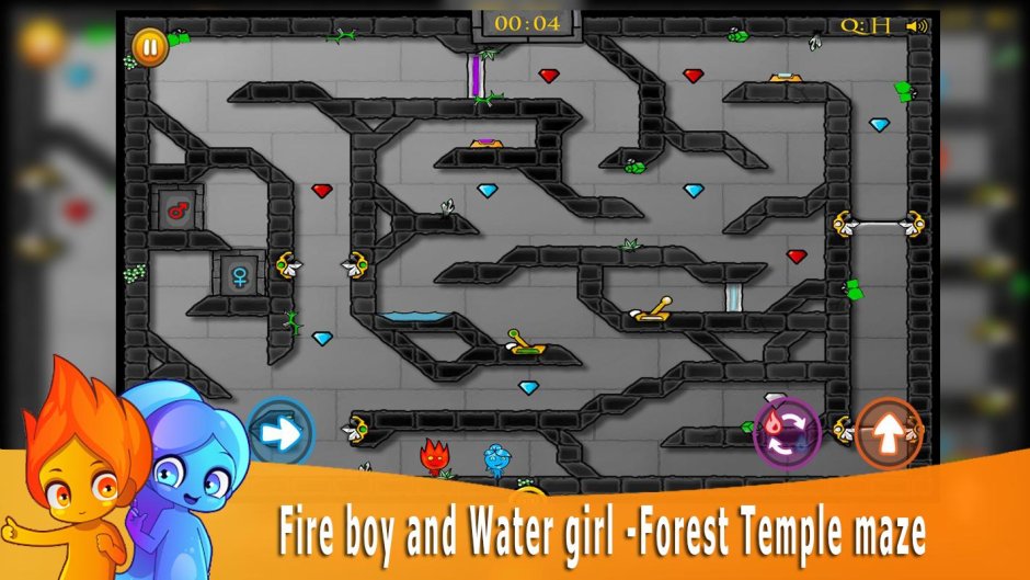 Firebo Watergirl Temple of Fear