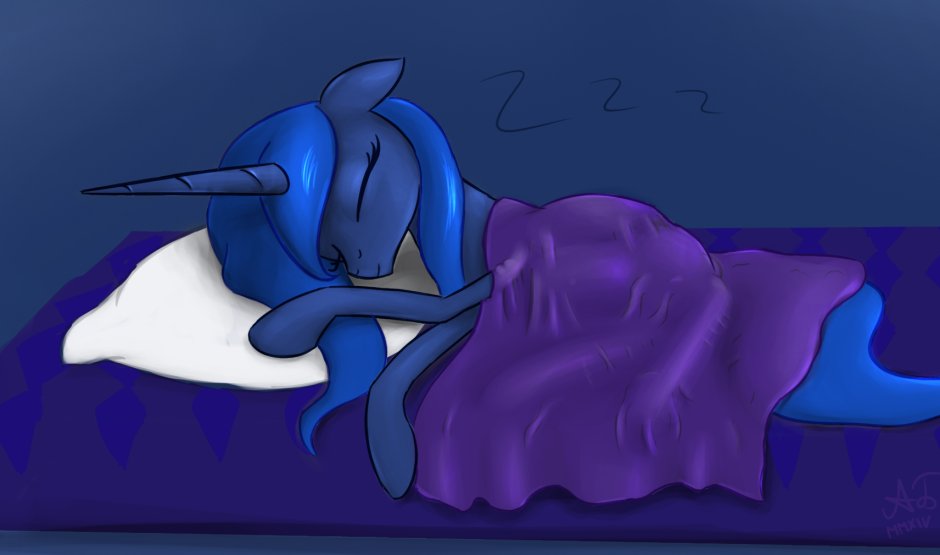 Princess Luna Sleeps Sleeps