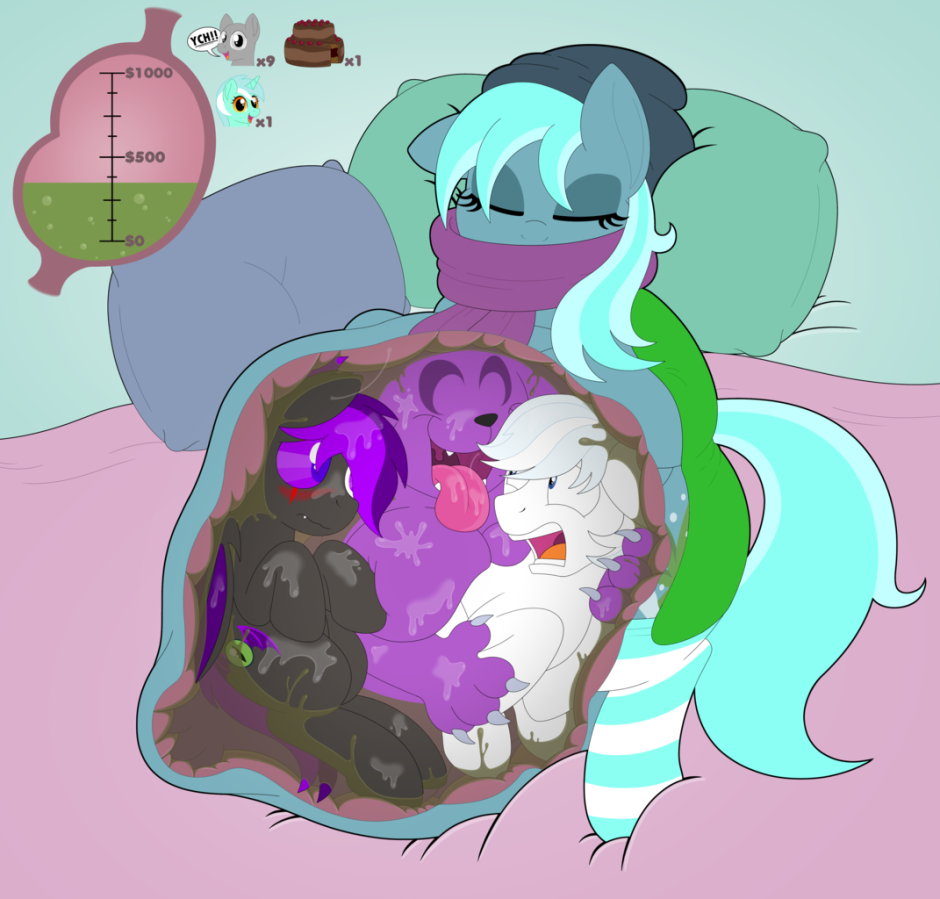 Pony swallow a pony