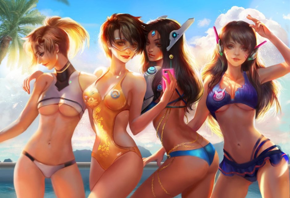 Overwotch diva +18 in bikini