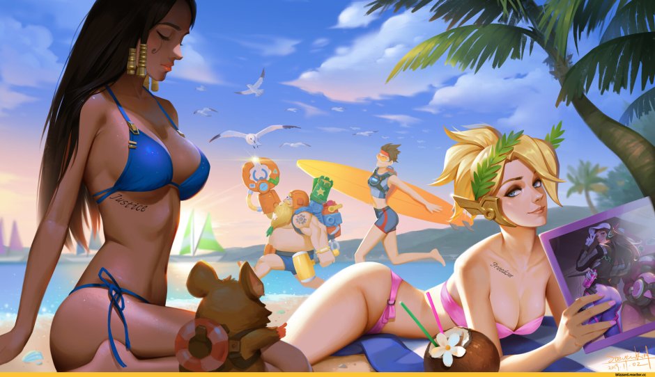 Overvotch Mercy Bikini