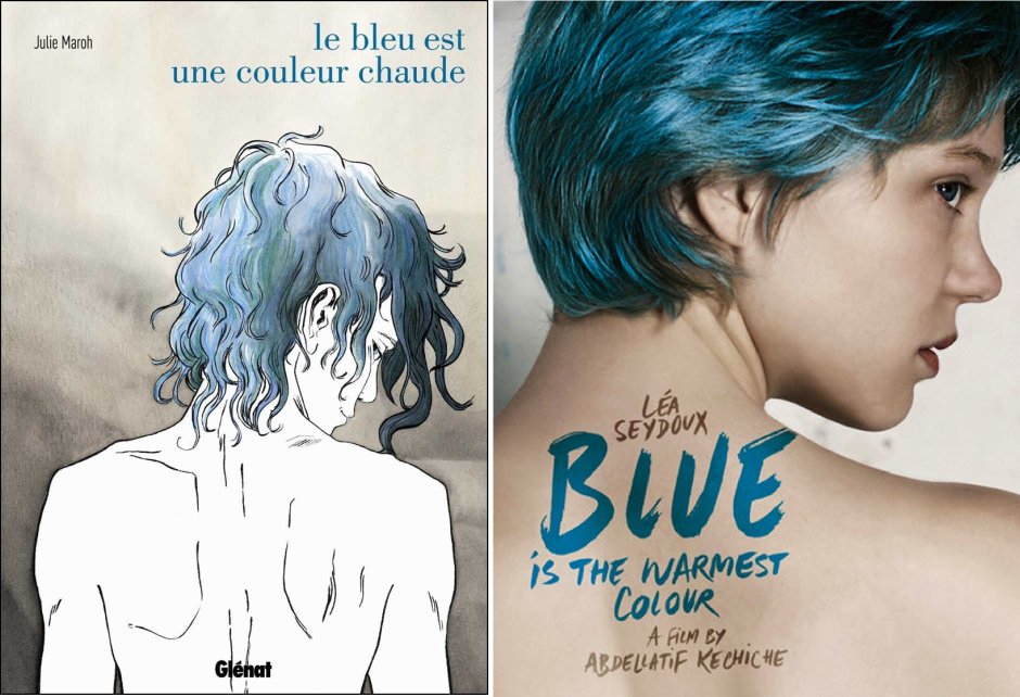 The blue is the warmest color comics