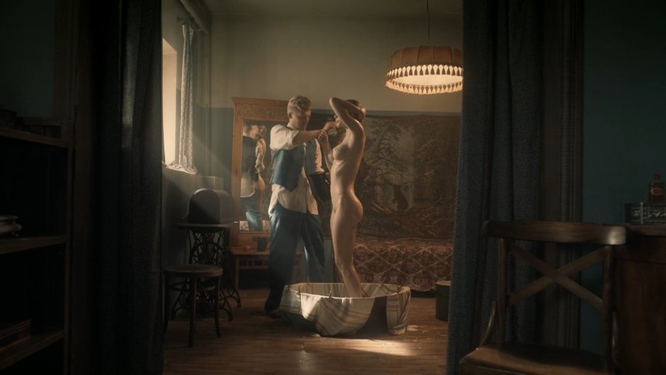 Erotic scenes from the series an hour before dawn