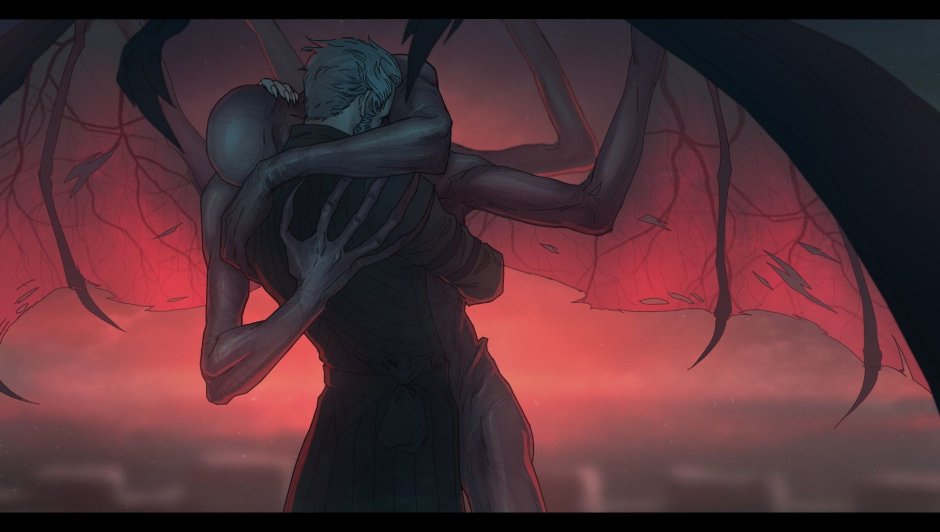 Werewolf vampire hybrid art