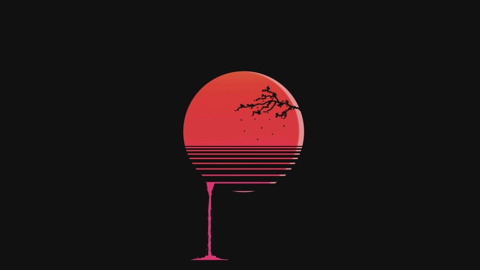 Wallpaper on a laptop aesthetics minimalism