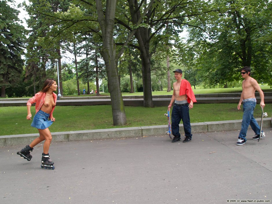 Girl on the skate