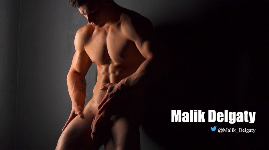 Malik Delgaty - Porn actor. Naked