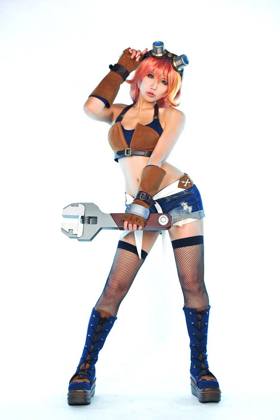 Girls from games in stockings