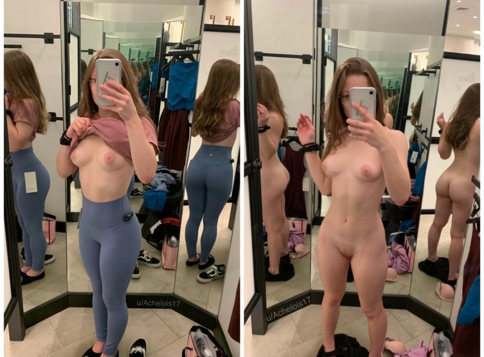 Schoolgirls in clothes and without clothes