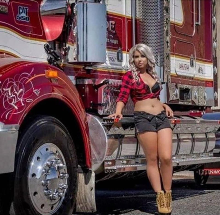 Mack truck girl