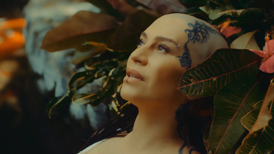 The daughter of Uspenskaya is naked