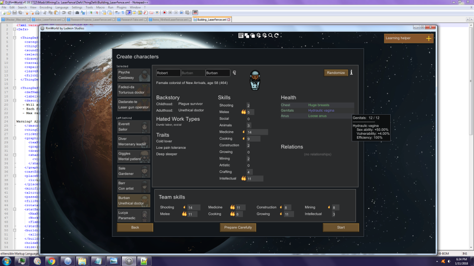 A rimworld of magic