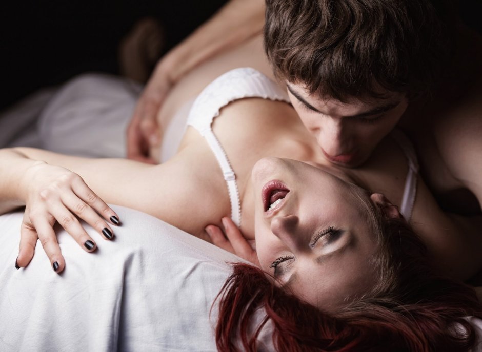 Man and woman in bed
