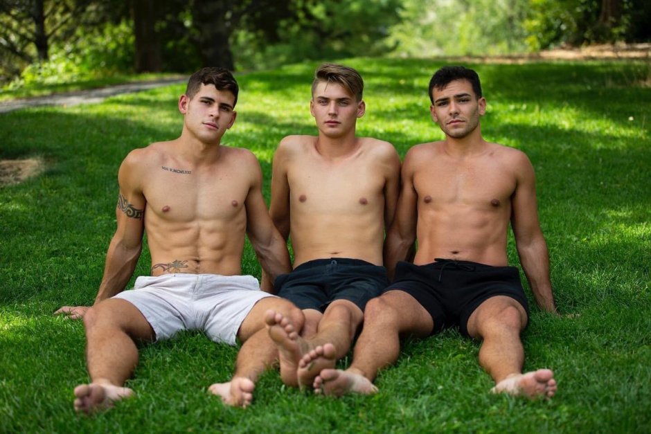Corbin Fisher - Tatted Boy Tom Gets Tagteamed by Calan and Dane Gay Penn