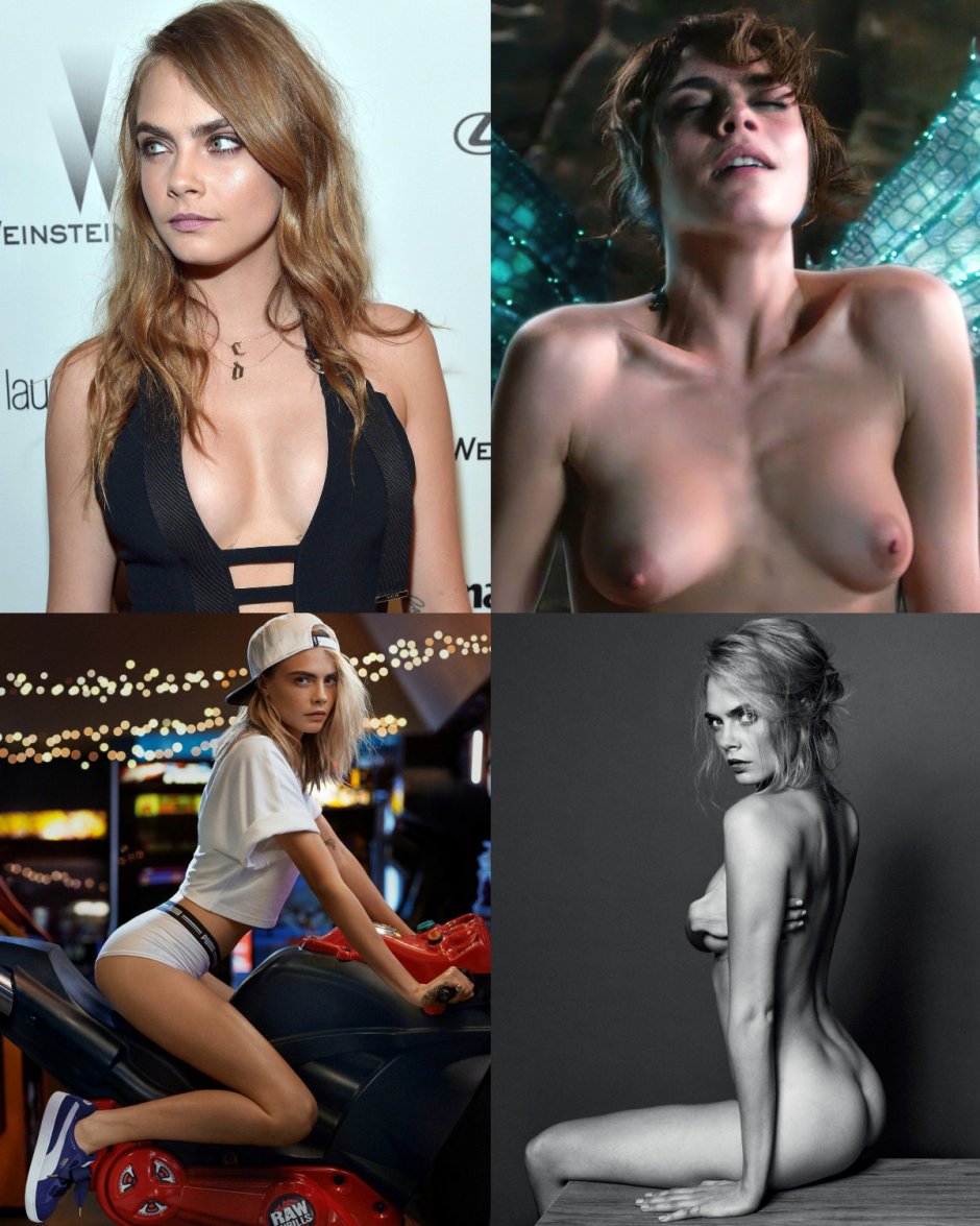 Cara Delevingne in the toilet naked