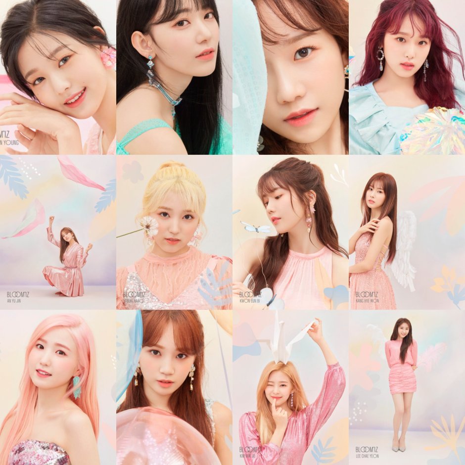 Izone participants in Migi
