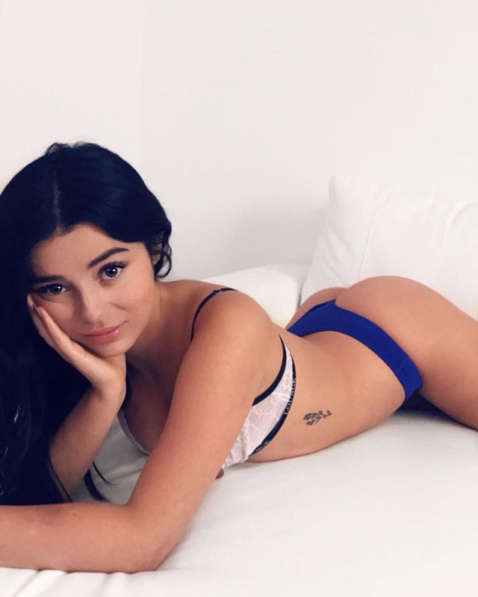 Beautiful bound girl in a mask