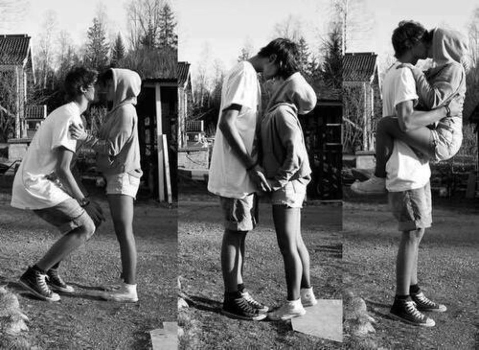 Tall guy with a girl