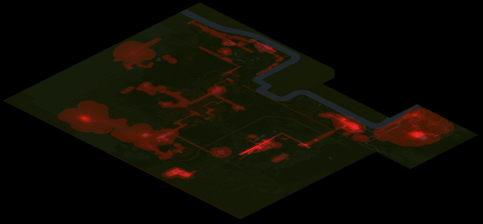 Project Zomboid Fort Redstone map