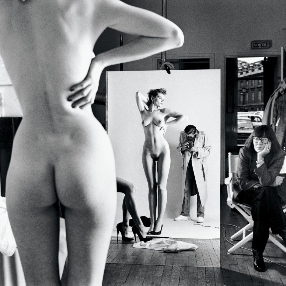 Naked men blackly white
