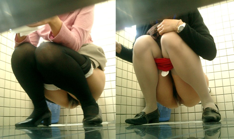 Pissing hidden camera close -up