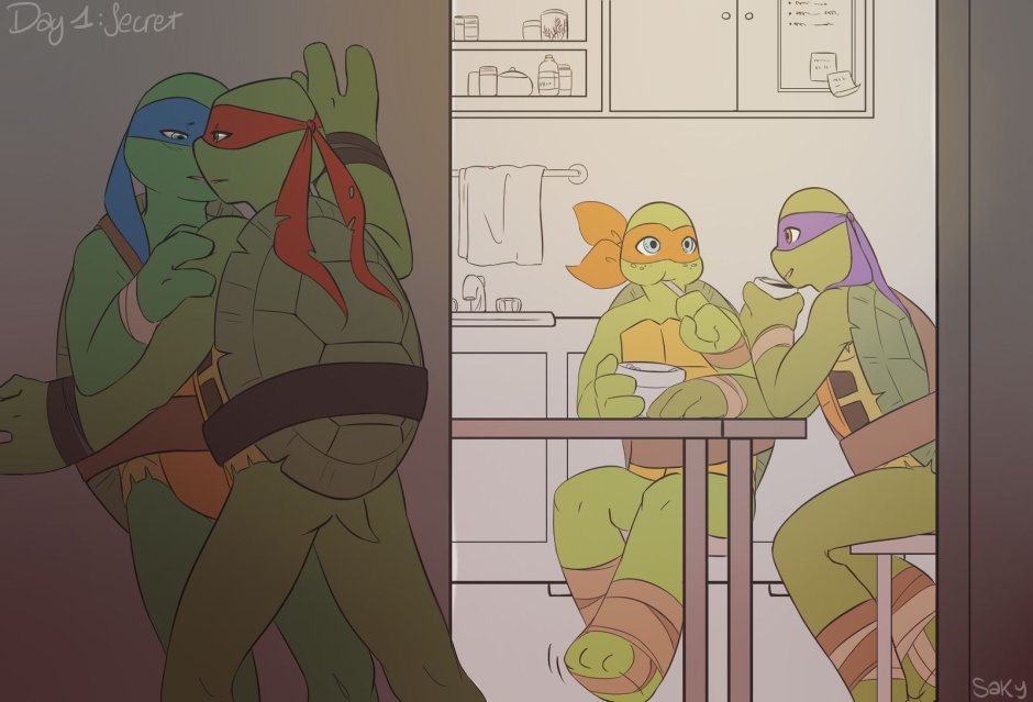 TMNT Leo and his girlfriend