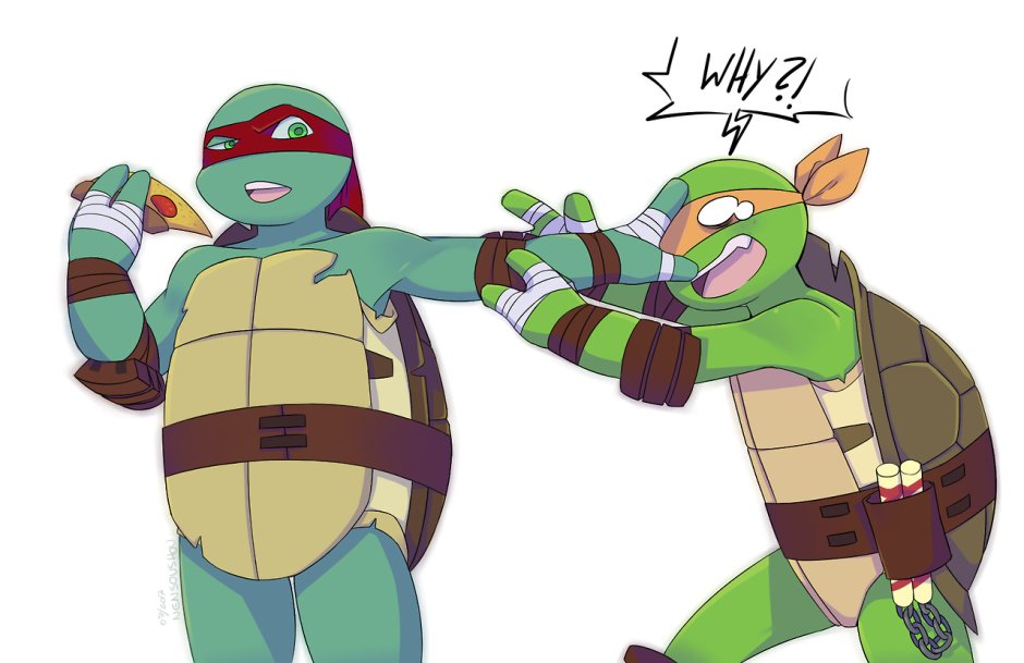 Ninja turtles Raf and Donny +18