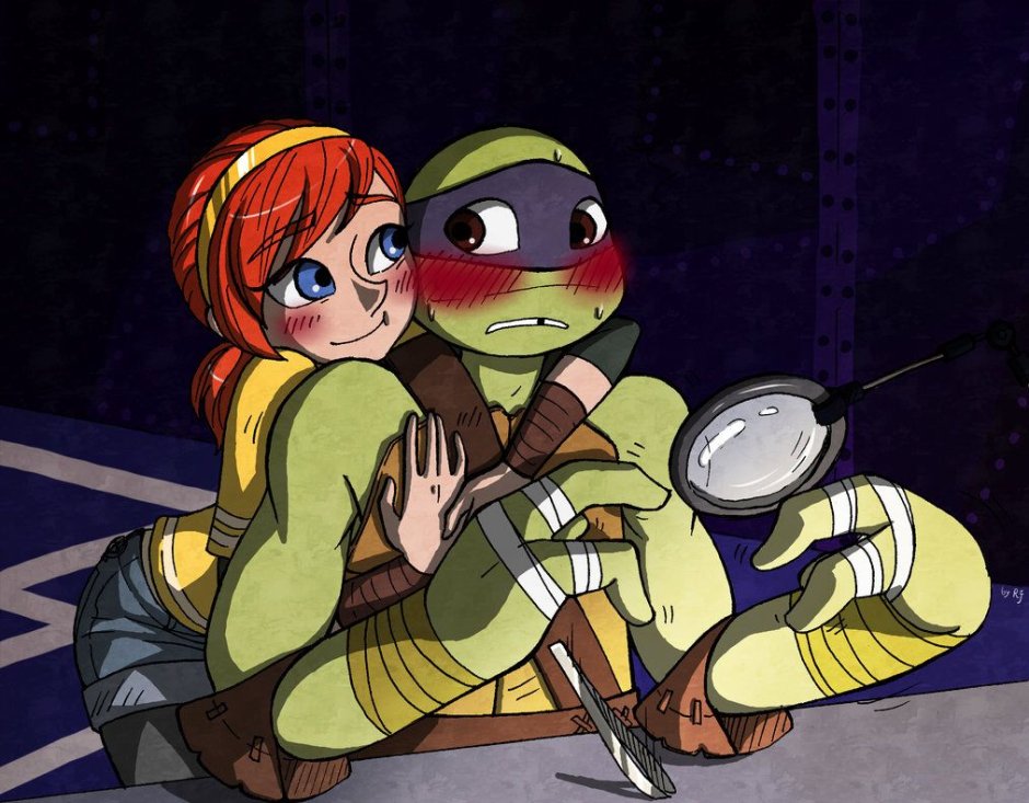 Rottmnt Leo X Raph Yaoi