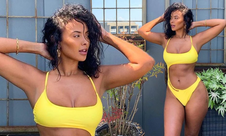 Maya Jama in bikini