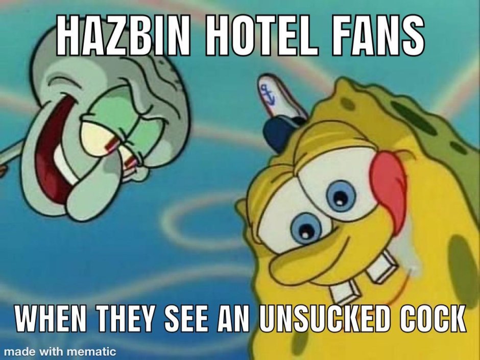 Sponge bob and squidard pizza