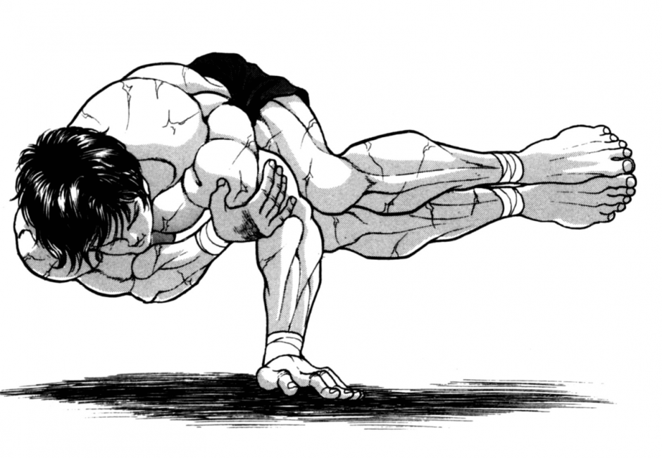 Hanma Yujiro and Baki