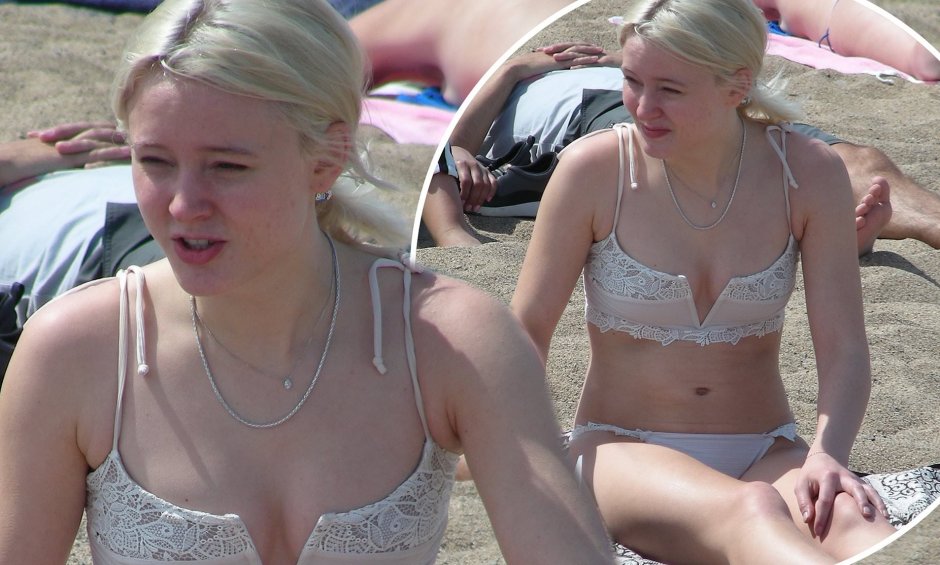 Zara Larsson in underwear