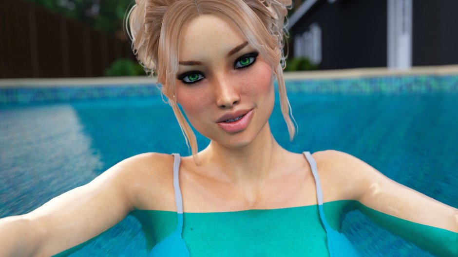 How to clean the pool in the game Milf City