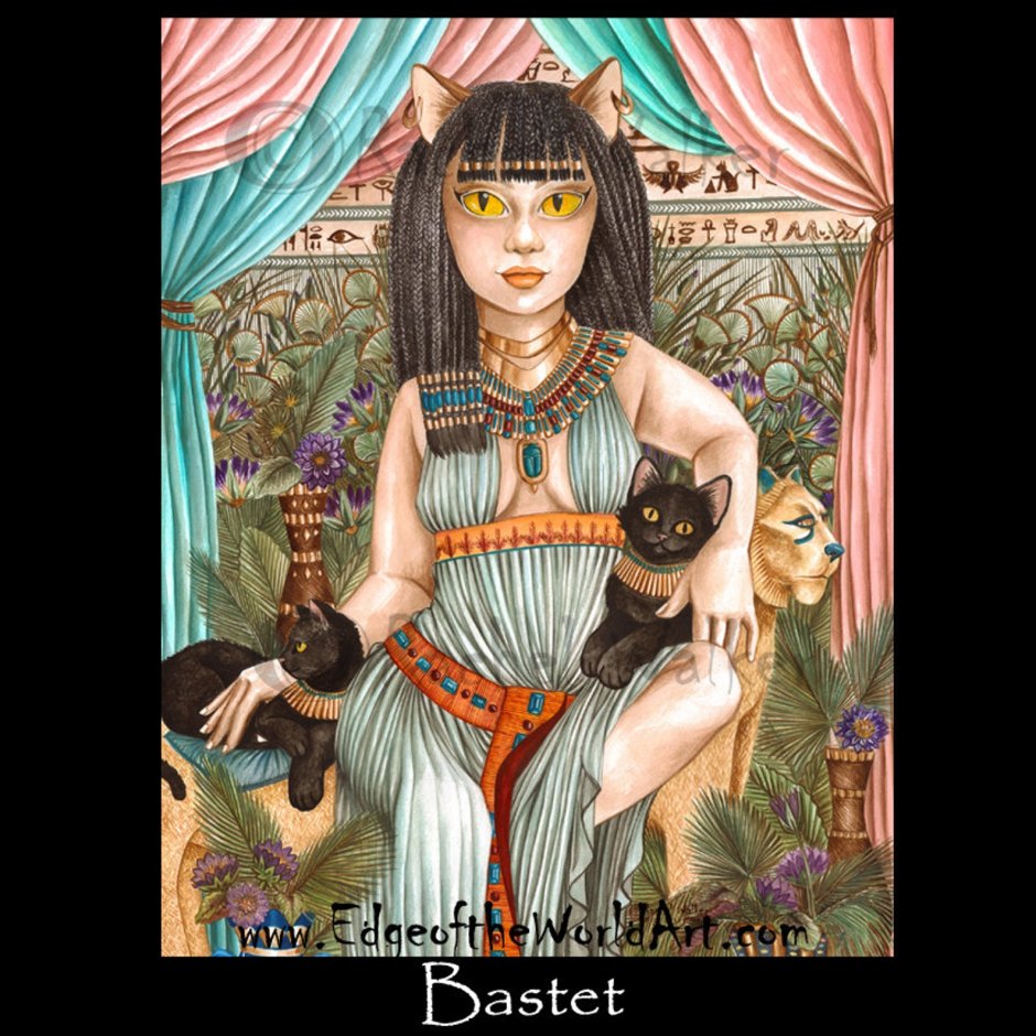 Cat goddess Nastya