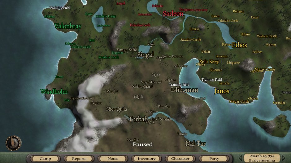 Prophesy of Pendor map