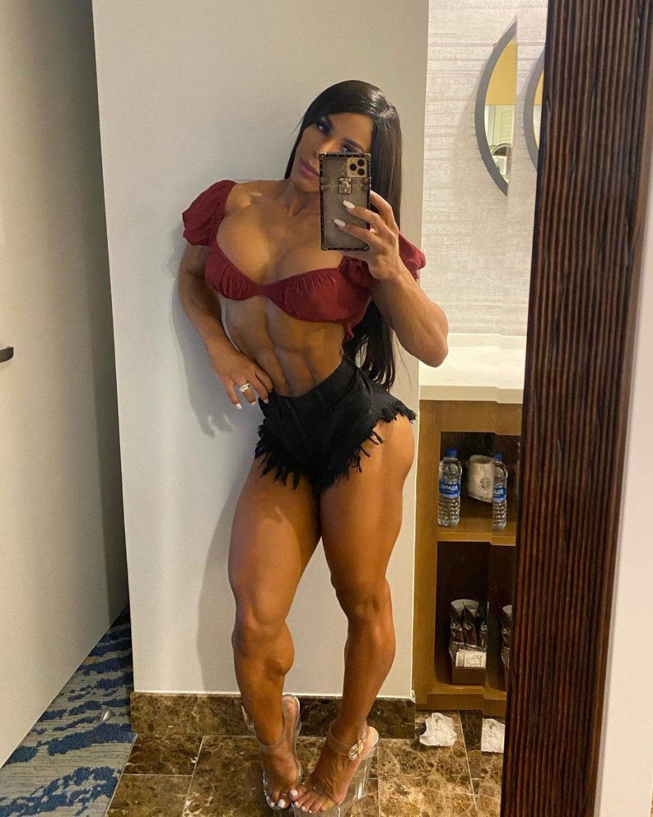 Yarishna ayala from behind