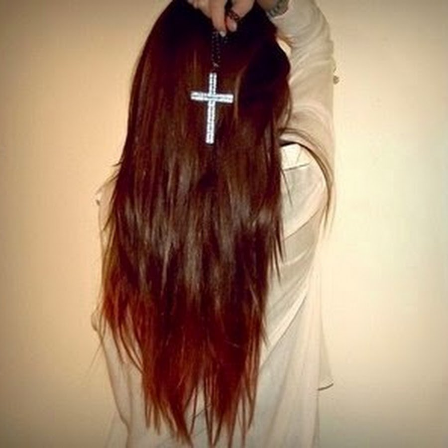 Beautiful girl with a cross