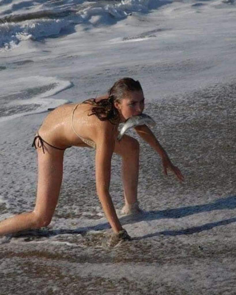 Beautiful girls fishing