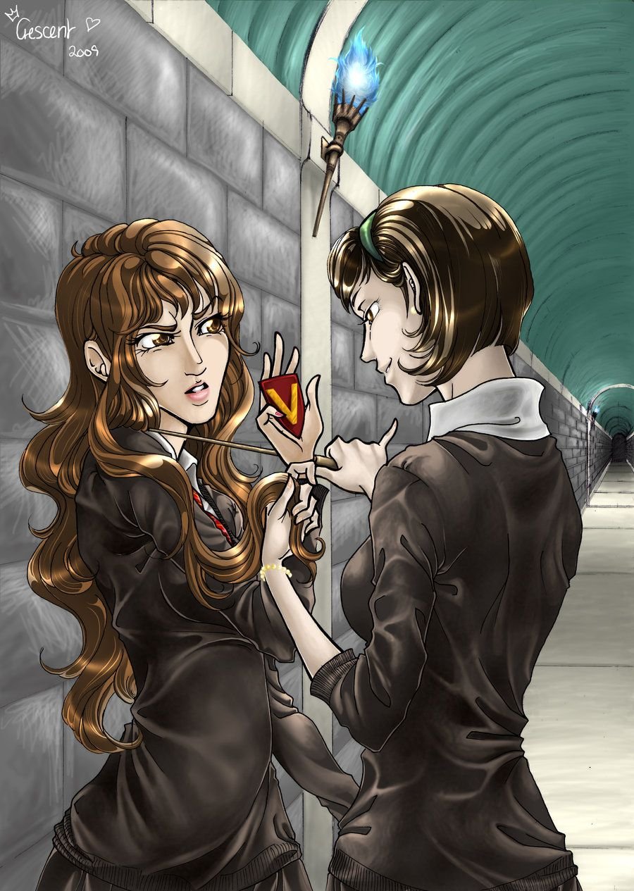 Harry Potter Pansy and Hermione