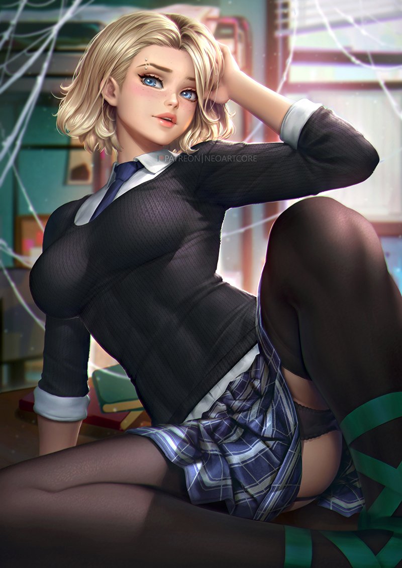 Gwen Spider Cosplay +18