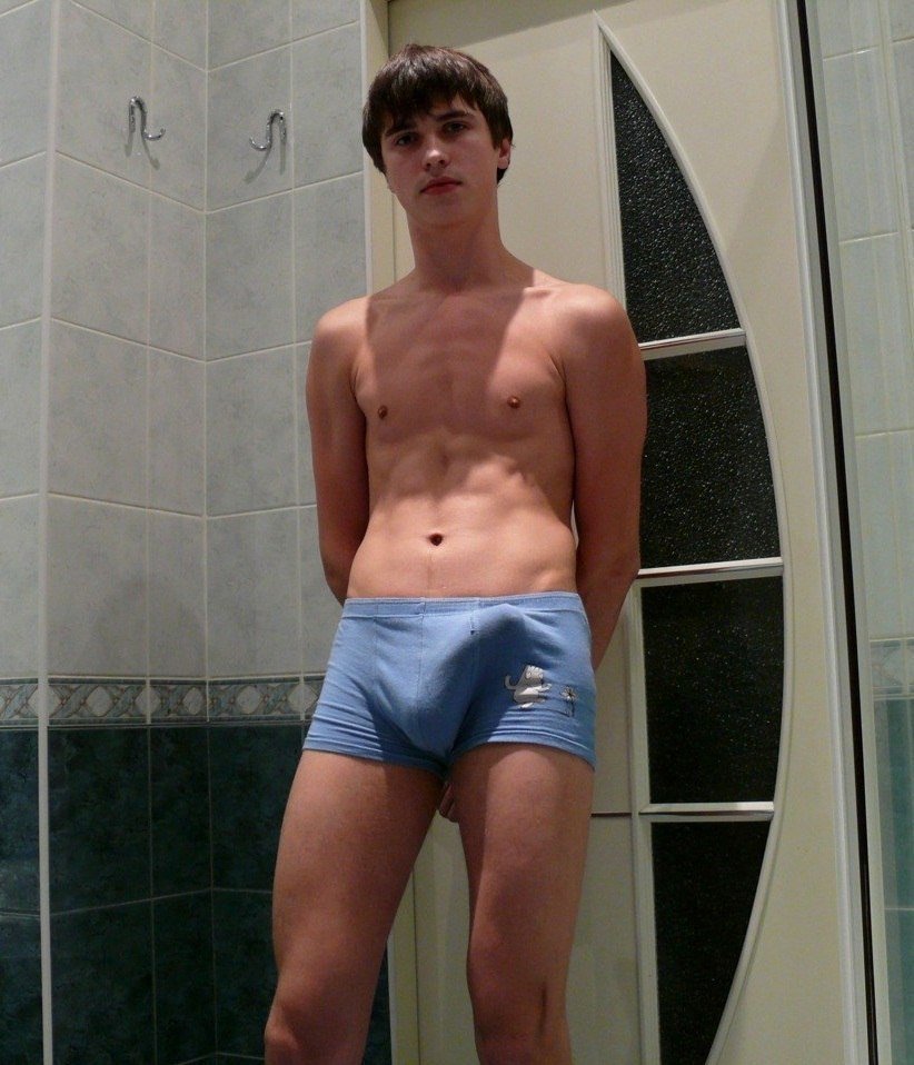 Male butt in pants