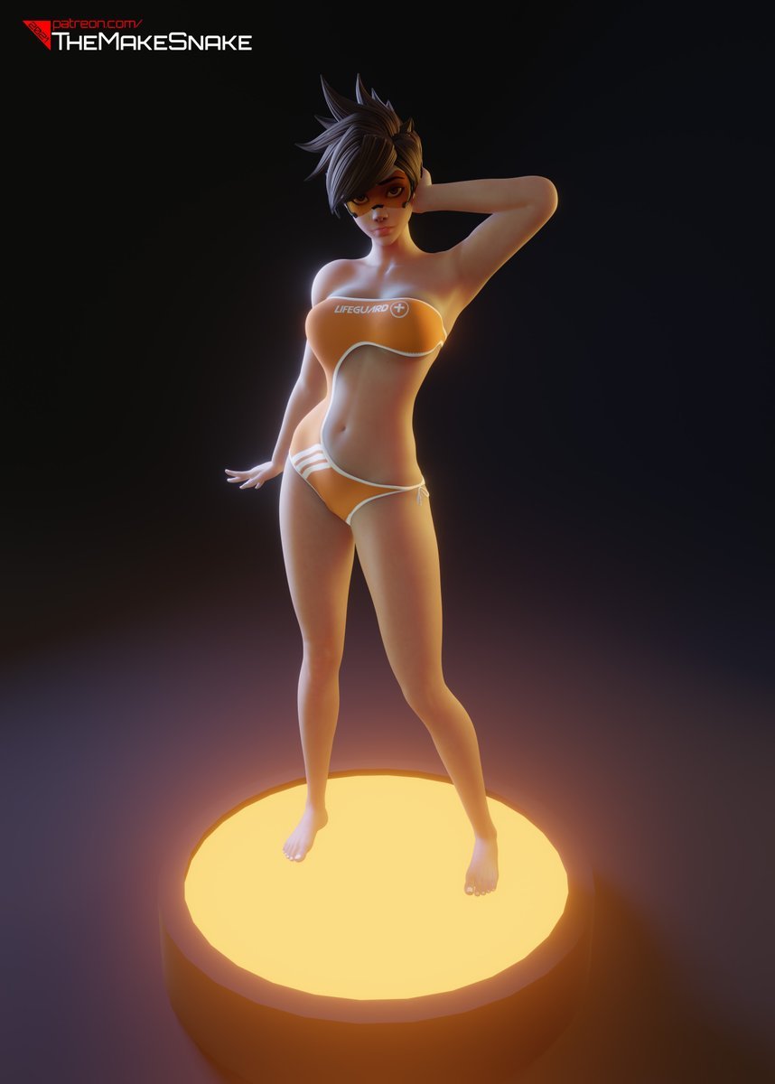 Overwotch May in underwear