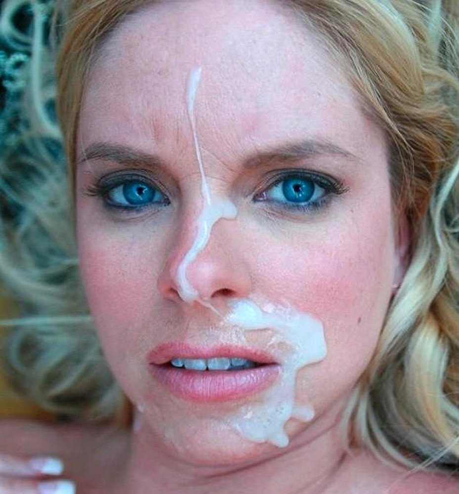 Cum on face close -up
