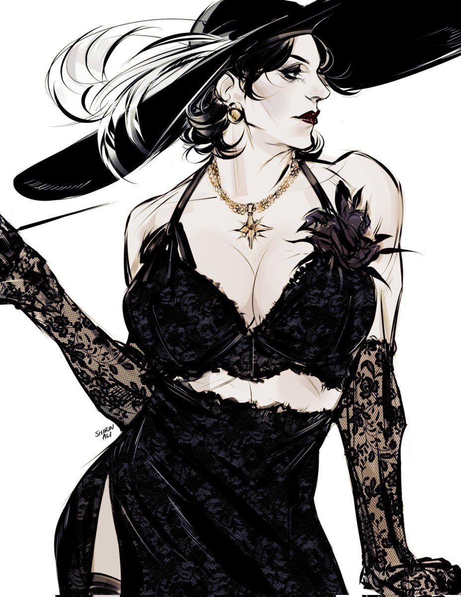 Lady Dimitrescu drawing