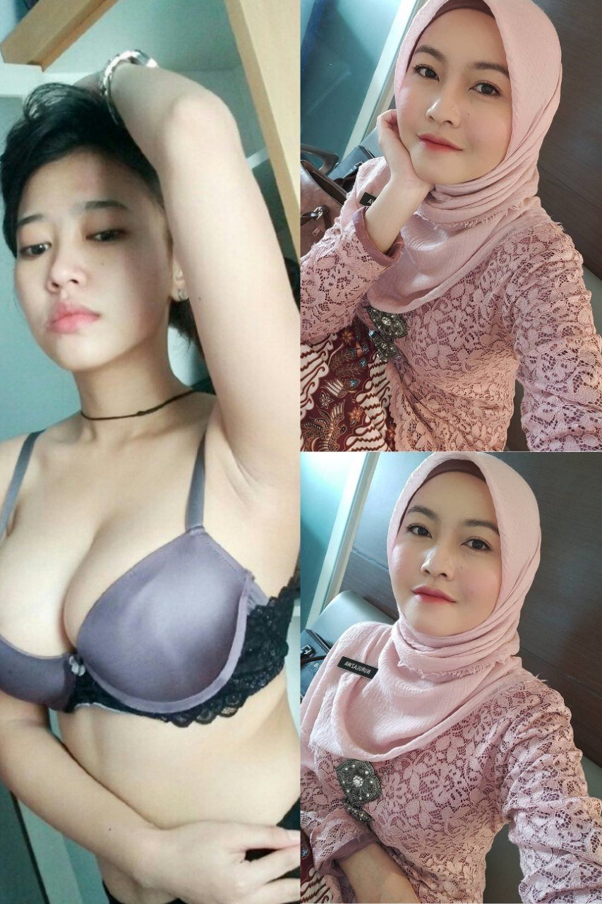 Indonesia hijab breast