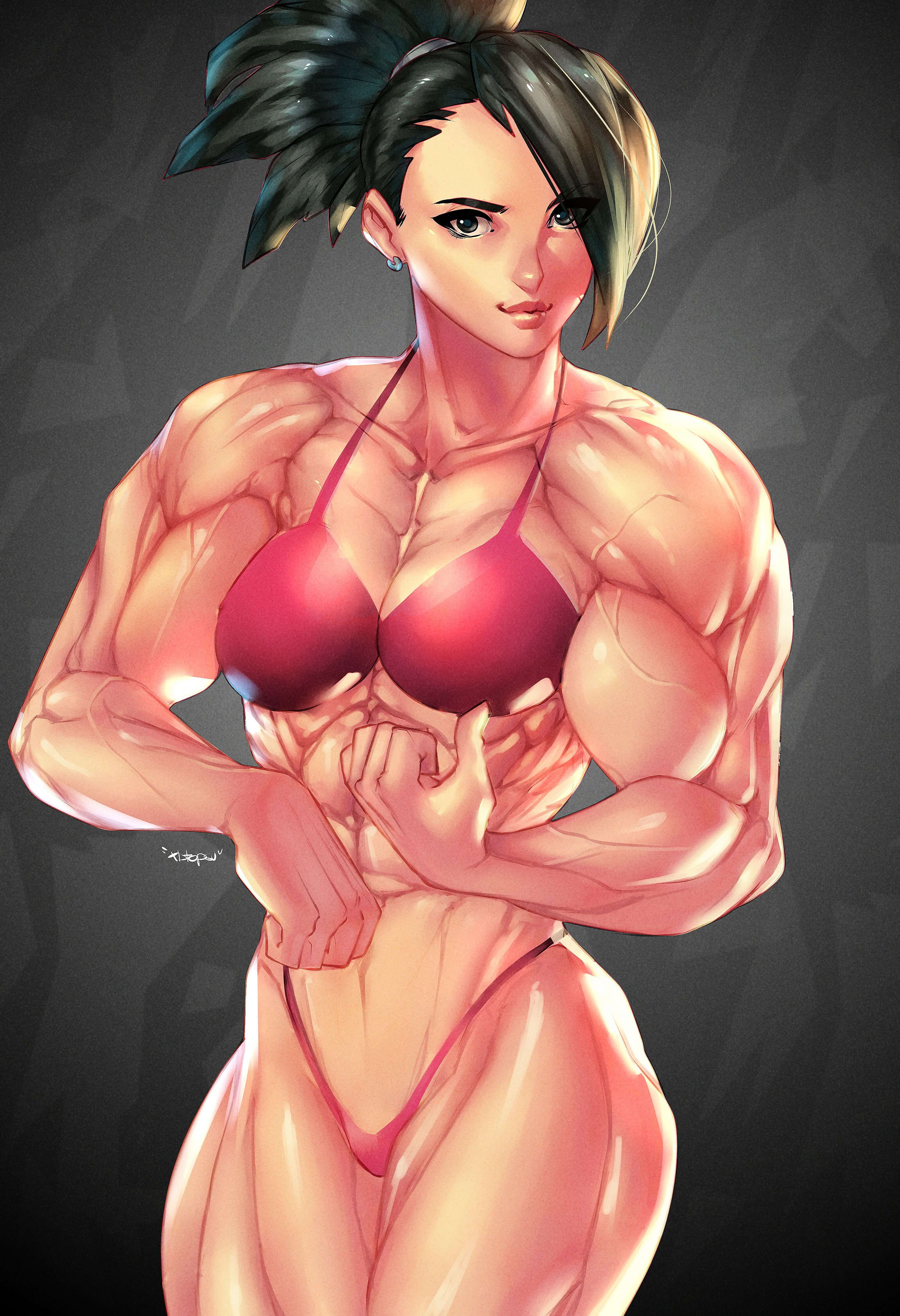 Anime Muscle Girl Porn - Muscle futa growth - 66 photo