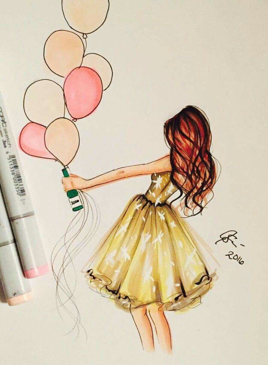 Two friends drawing with a pencil